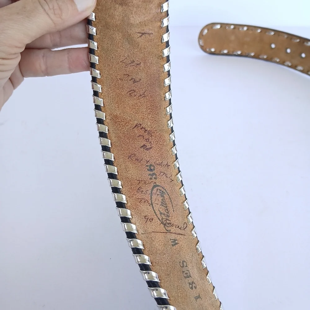 Mallory Genuine Leather Western Belt Size 36